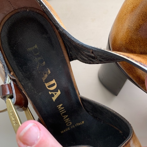 Prada strapped shoes. Gently worn. Beautiful snd timeless. - Picture 2 of 5